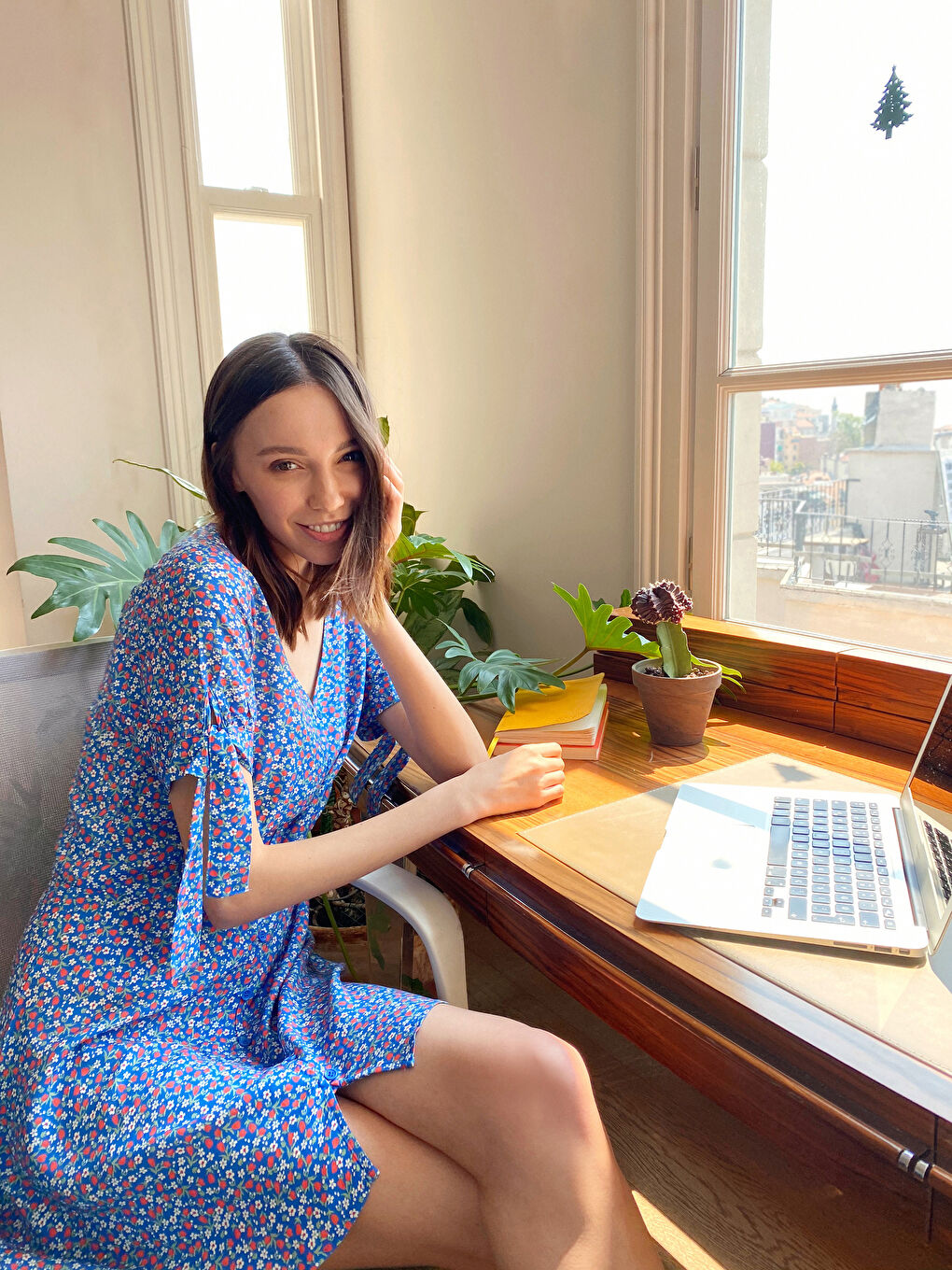 Floral Viscose Dress-2