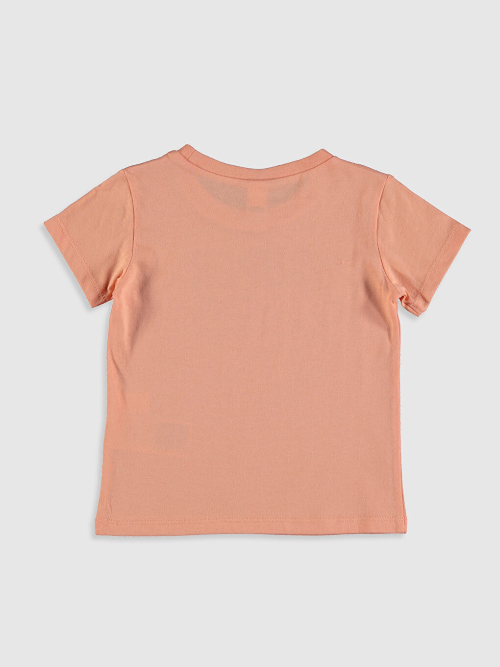 Mercan Bisiklet Yaka Kısa Kollu Erkek Bebek Tişört-1