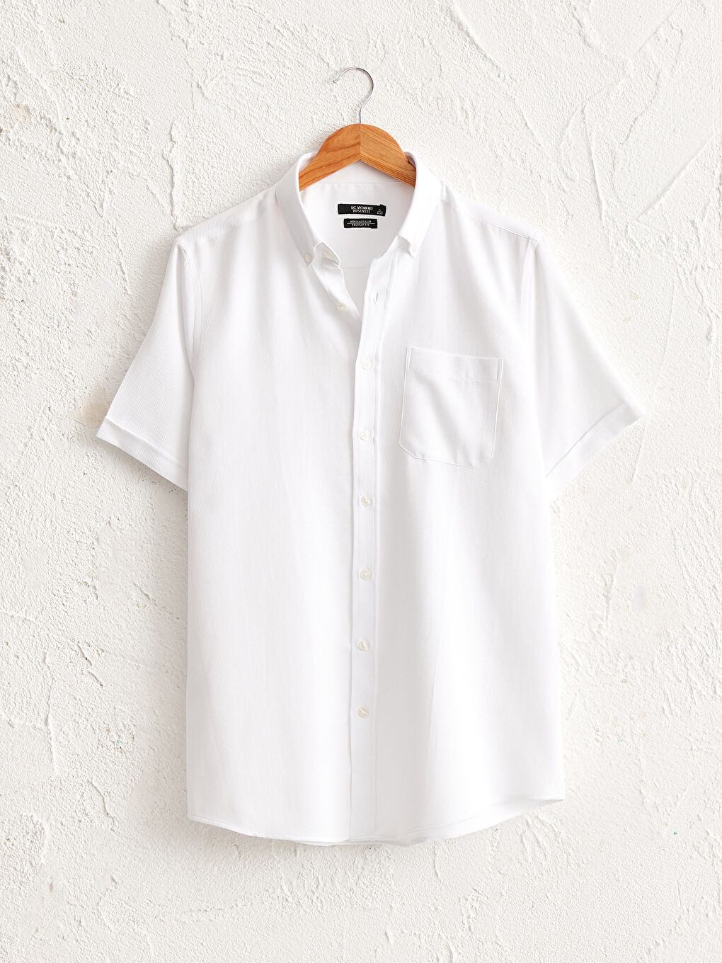 Сорочка звичайного крою з коротким рукавом з тканини твіл