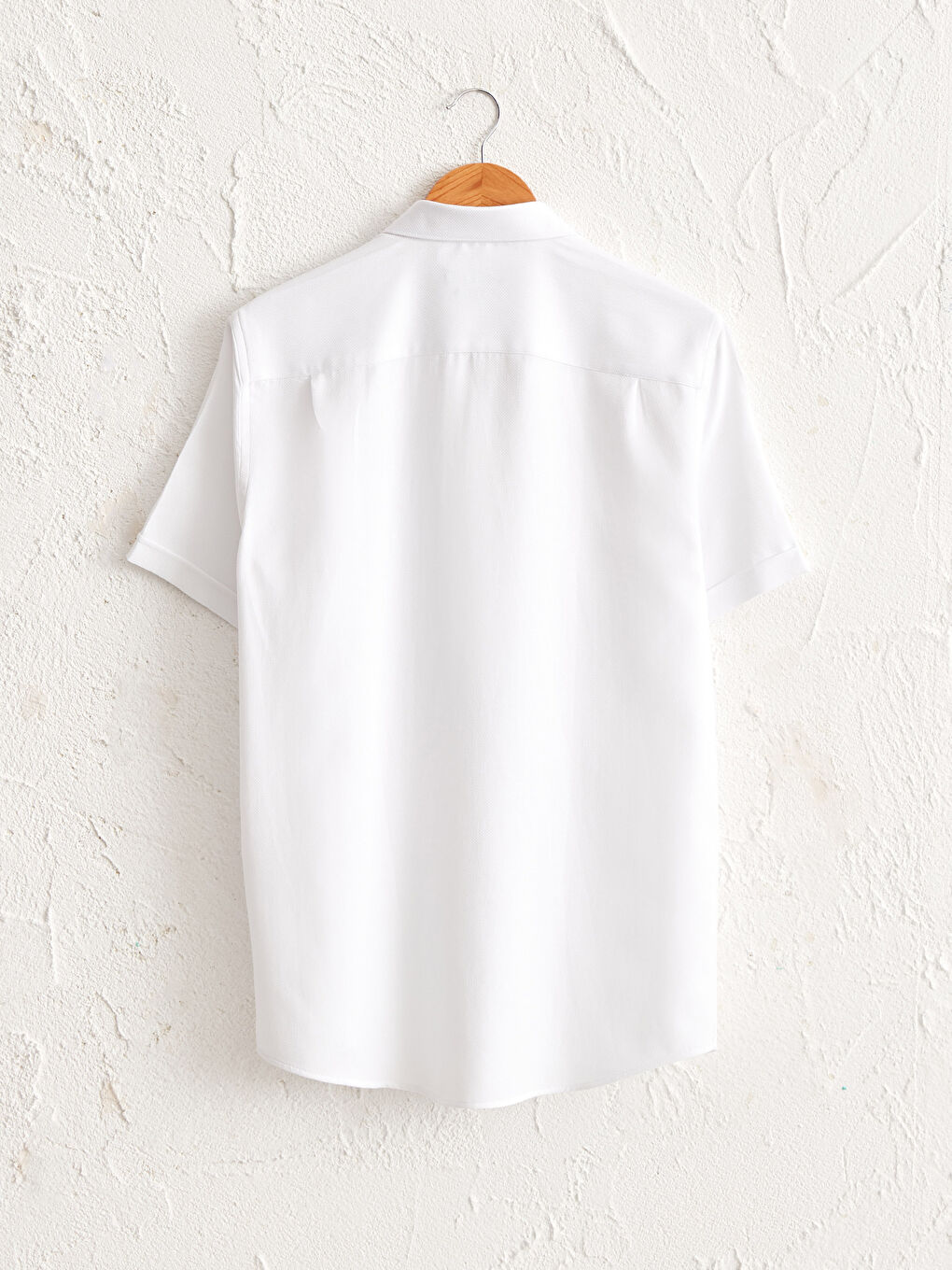 Сорочка звичайного крою з коротким рукавом з тканини твіл-1