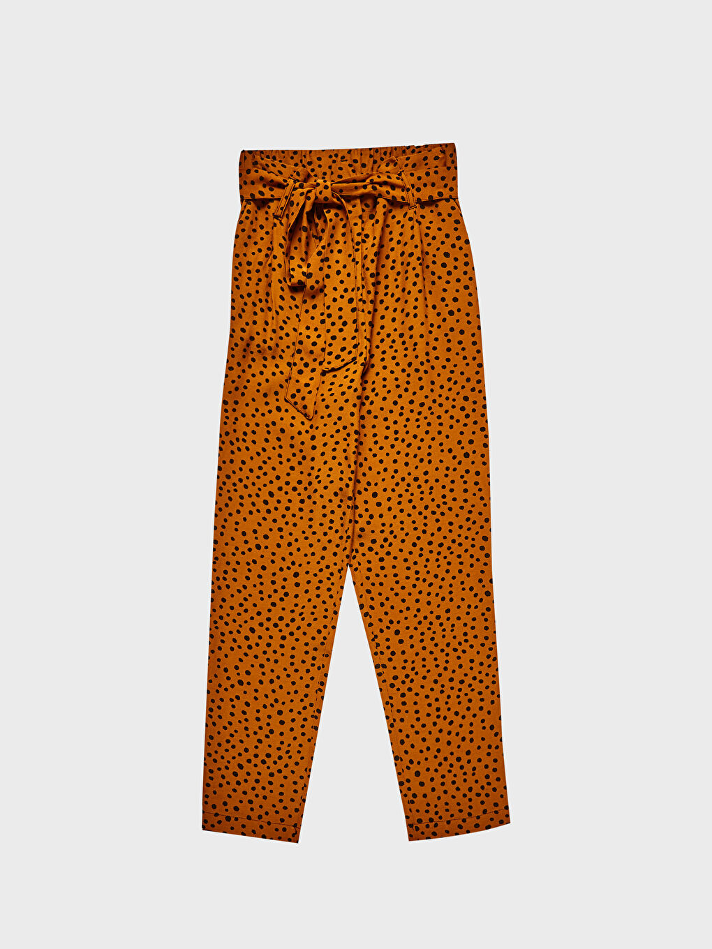 Belted Waist Maroken Trousers-1