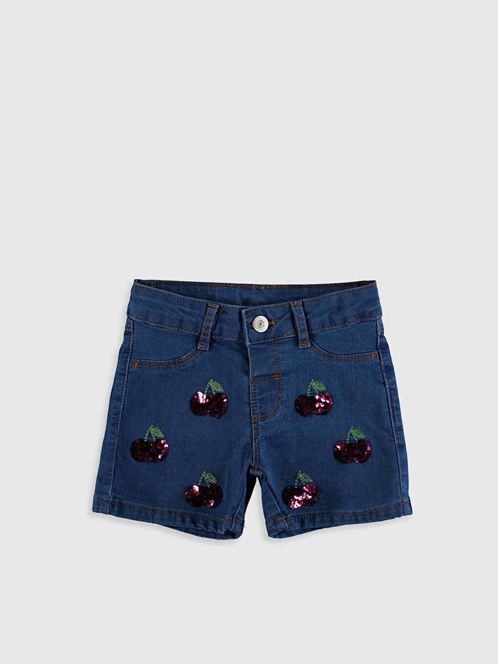 Джинсові шорти з вишивкою для дівчат