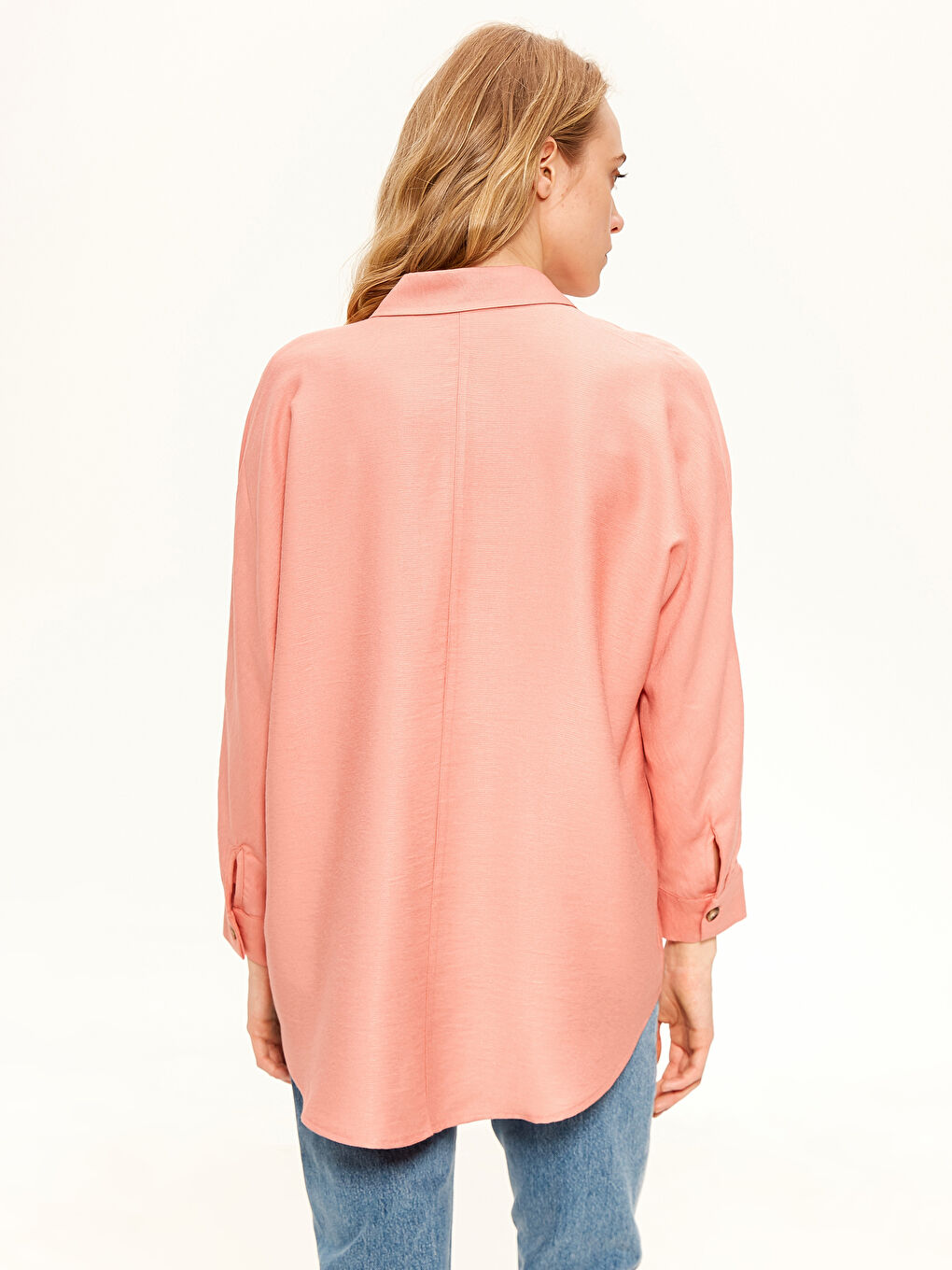 Loose Fit Long Sleeve Women's Shirt-2