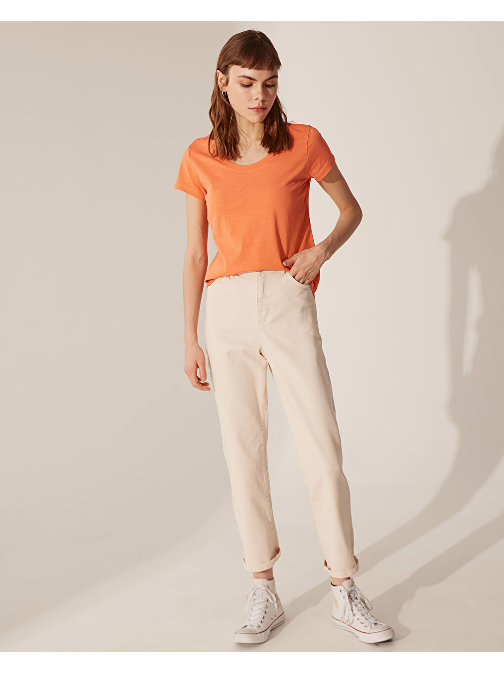 Mat Turuncu Tişört-2