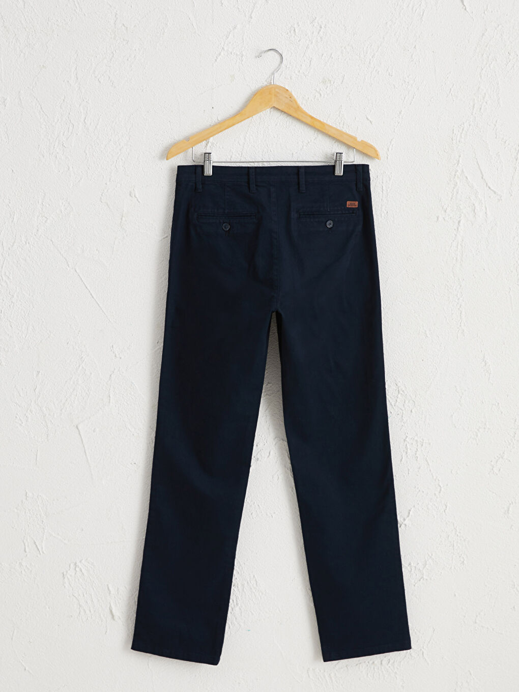 Lacivert Normal Kalıp Erkek Chino Pantolon-2