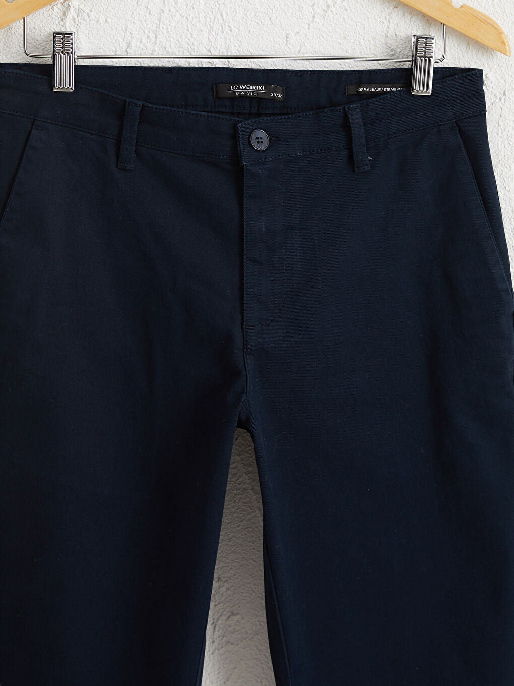 Lacivert Normal Kalıp Erkek Chino Pantolon-3