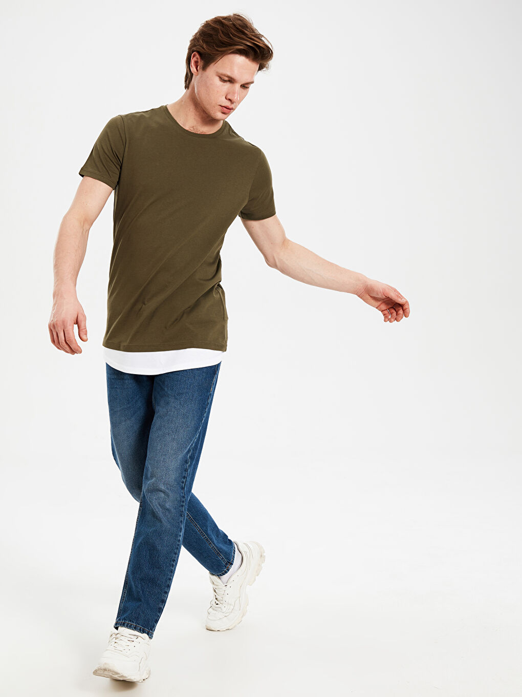 Футболка из чесаного хлопка для мужчин-3