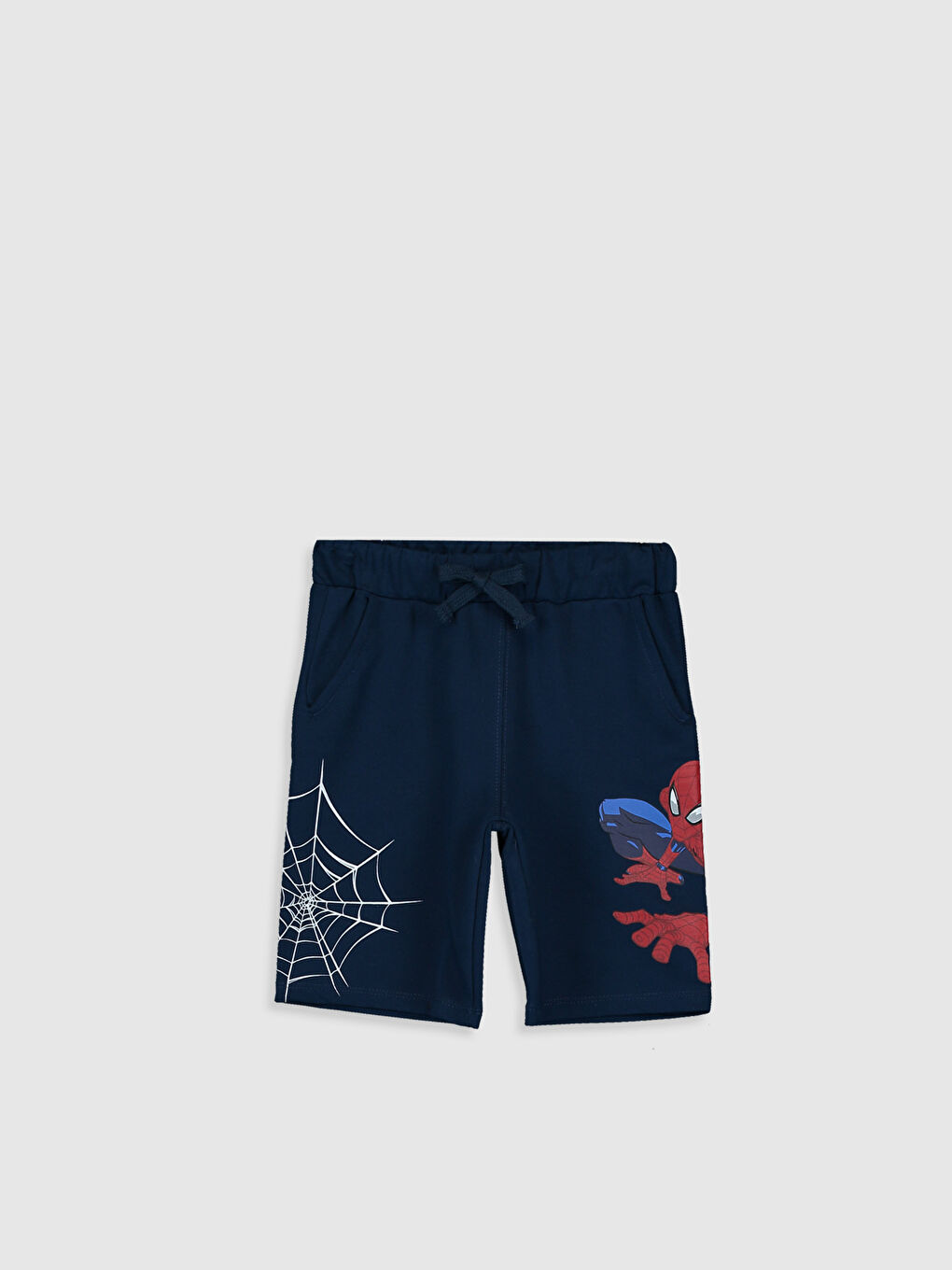 Kid Boys Spiderman Printed Shorts