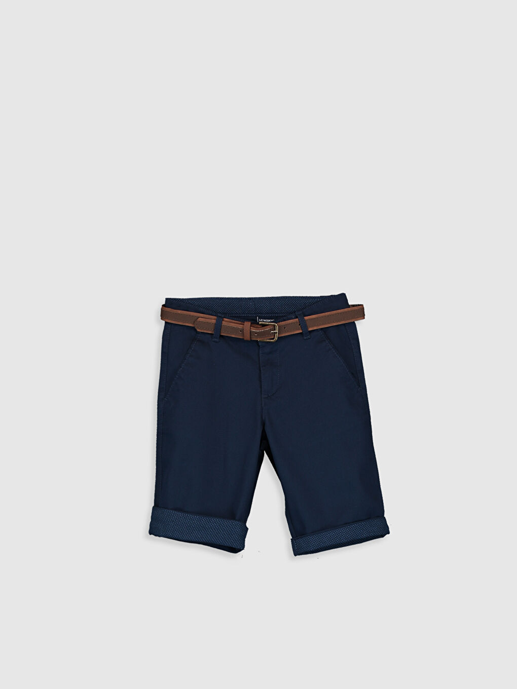 Lacivert Erkek Çocuk Armürlü Chino Roller