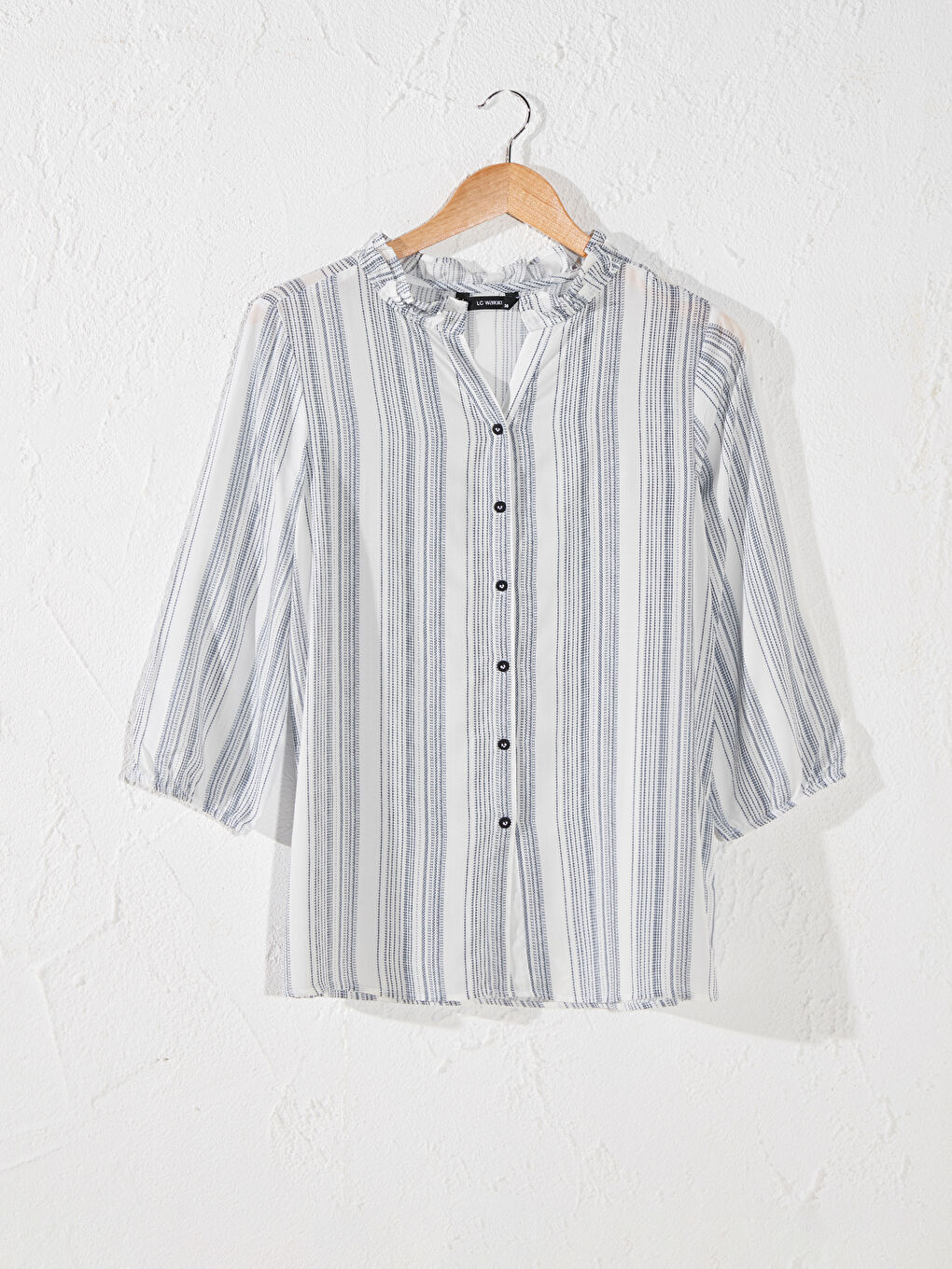 Siyah Regular Fit Kadın Gömlek-1