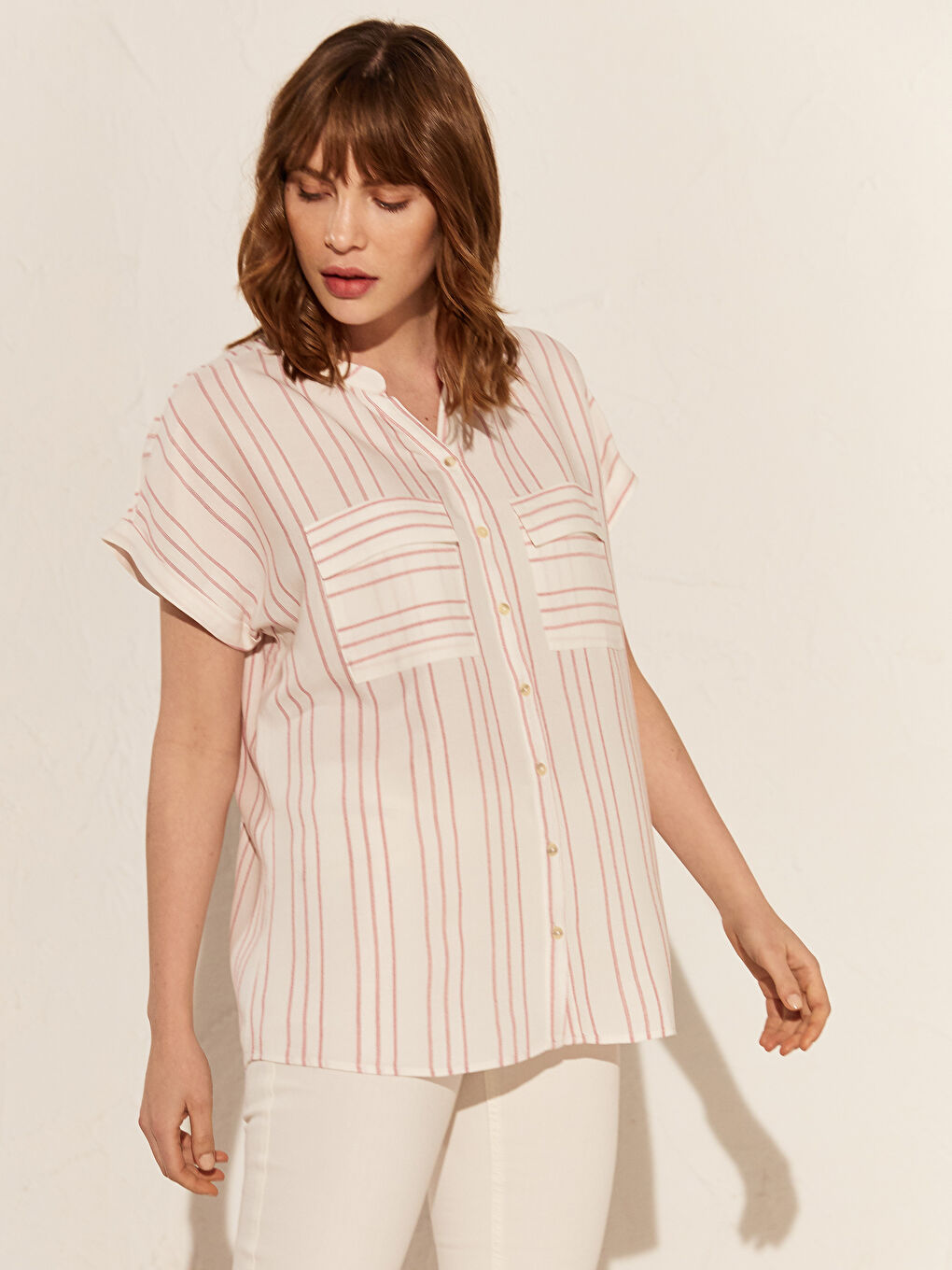 Chemise ROUGE Femme-1