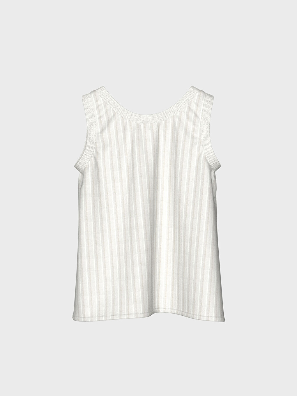LCW Vision U-Neck Standard Fit Sleeveless Combed Cotton Women's Straight Flexible Singlet -0SD014Z8-EEW