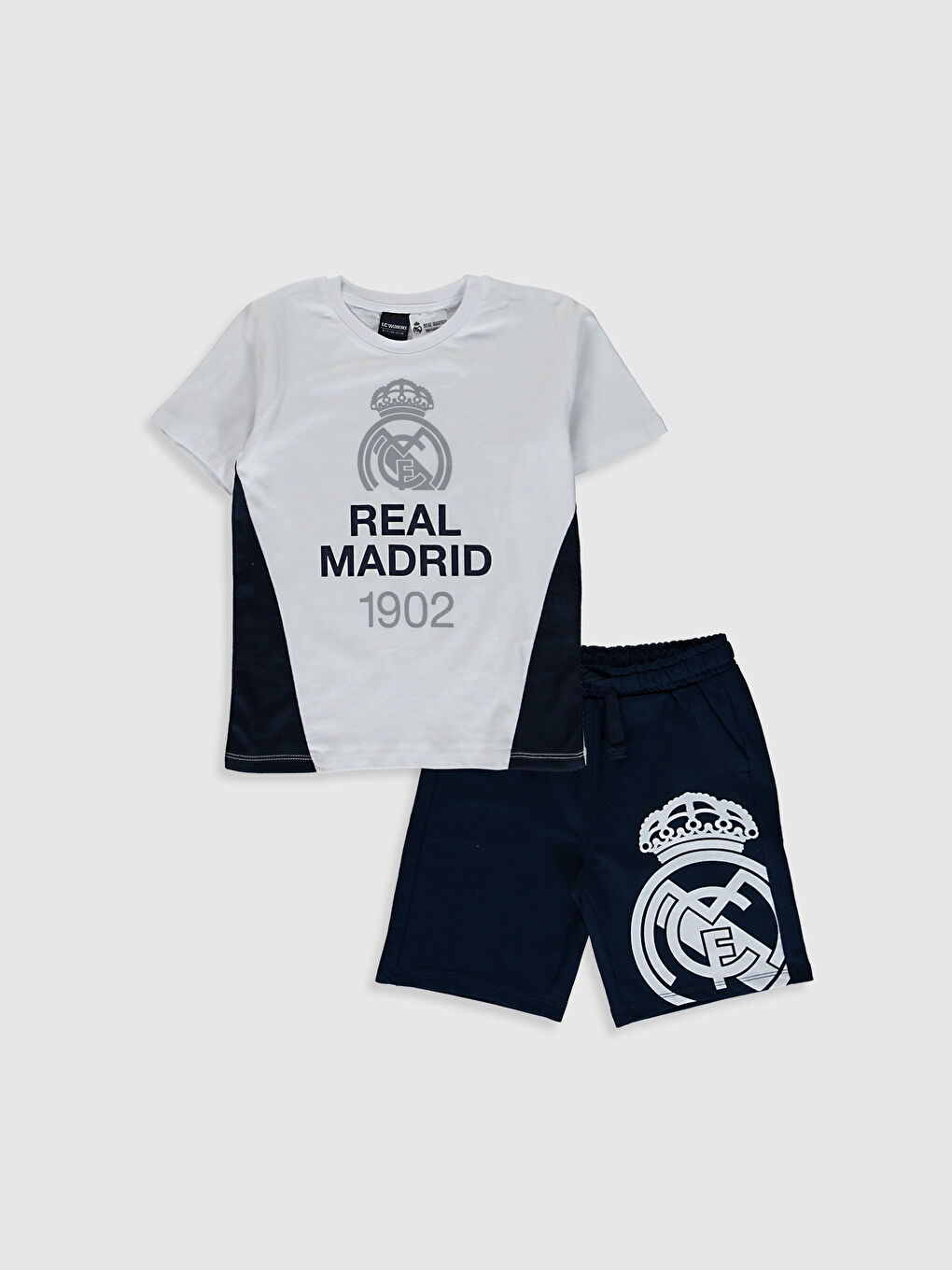 تيشيرت وشورت مطبوع ريال مدريد للأولاد