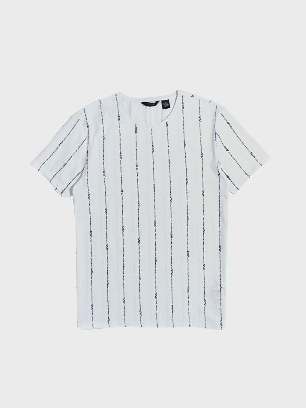 Beyaz Penye Erkek Tişört