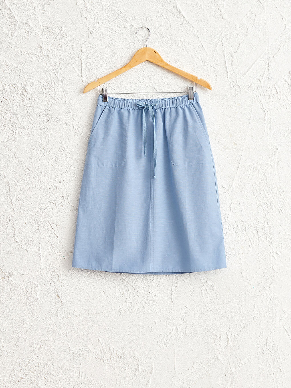 Elastic Waist Mini Skirt