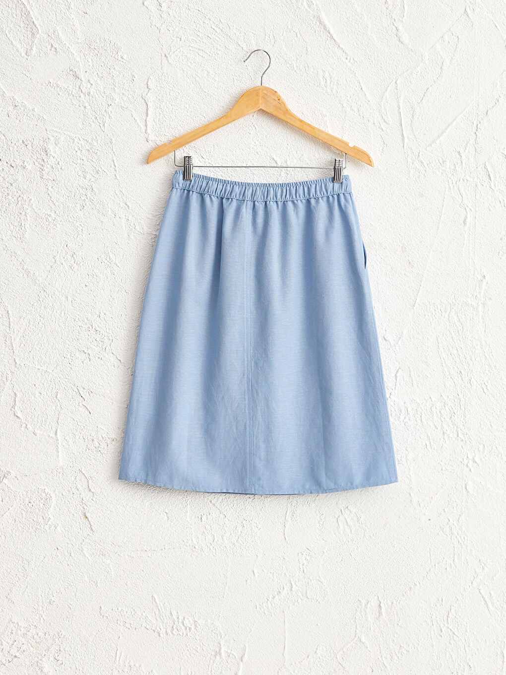 Elastic Waist Mini Skirt-1