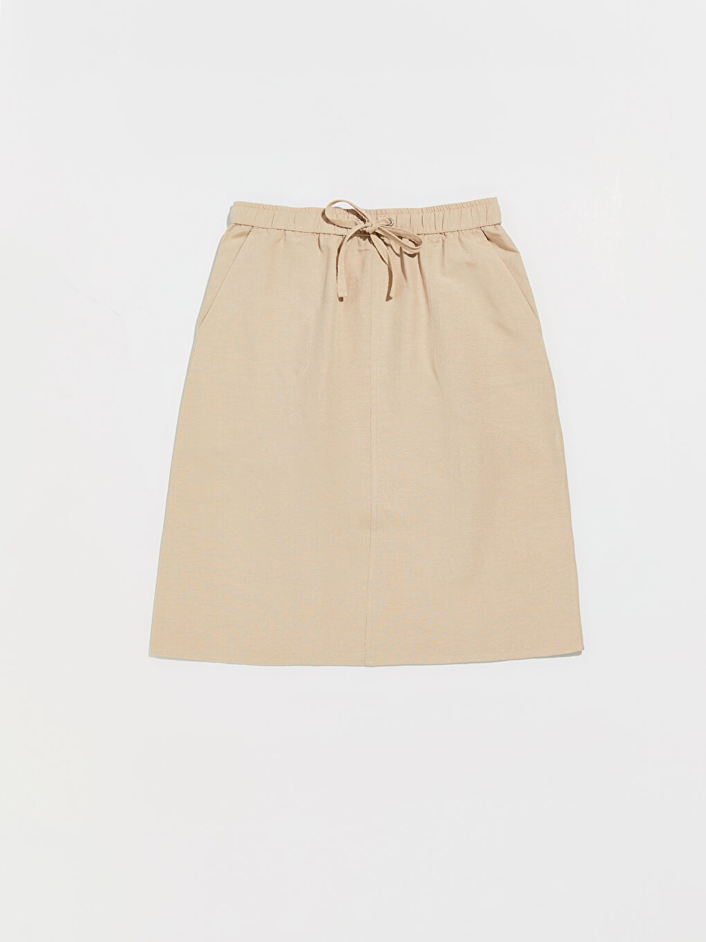 Elastic Waist Mini Skirt