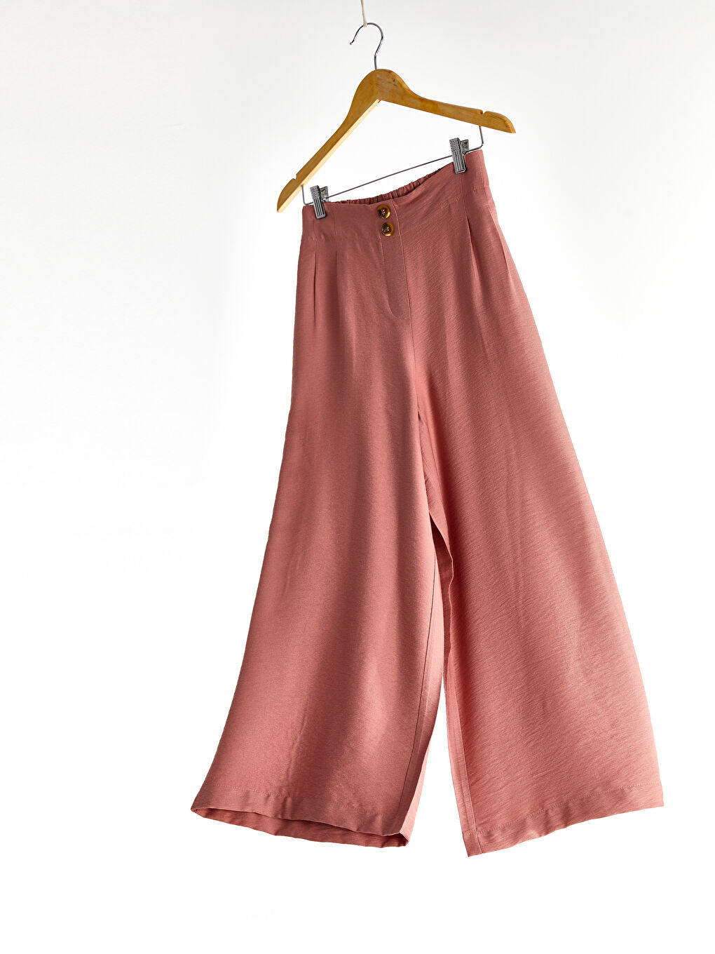 Elastic Waist Palazzo Pants