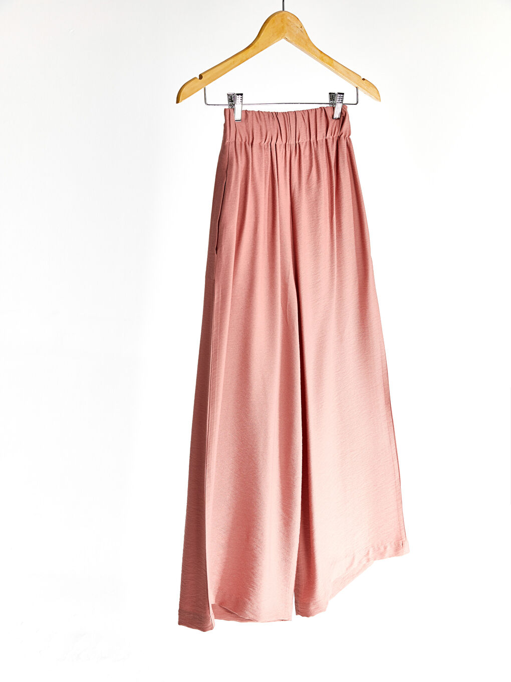 Elastic Waist Palazzo Pants-1