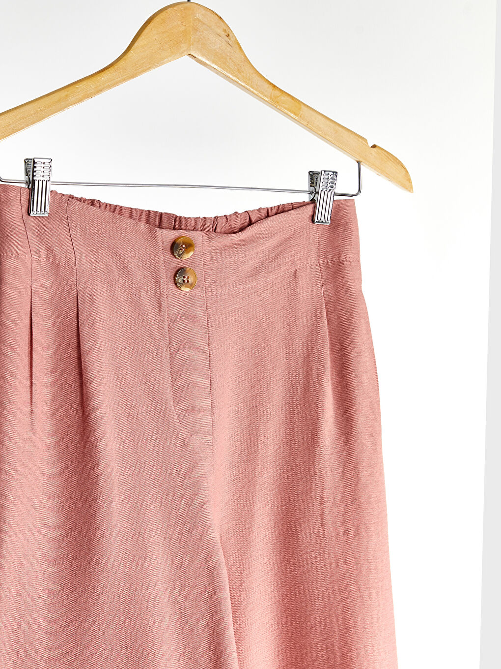 Elastic Waist Palazzo Pants-2