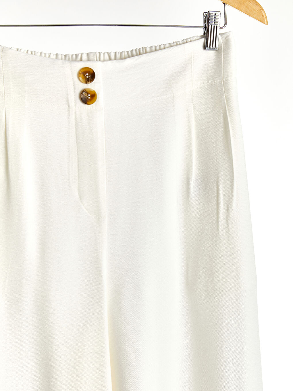 Elastic Waist Palazzo Pants-1