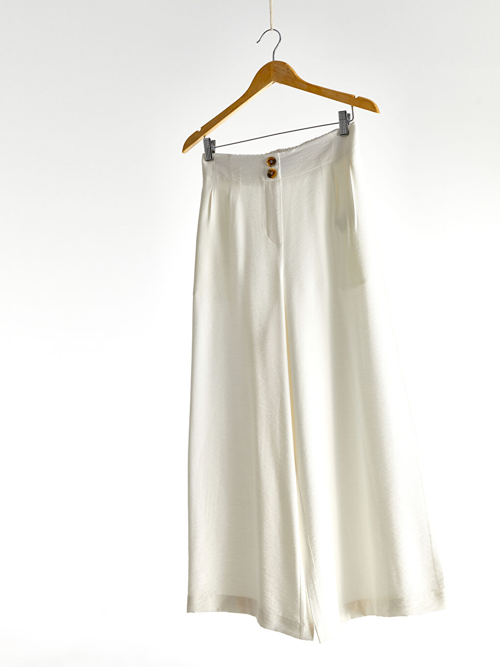 Elastic Waist Palazzo Pants-2