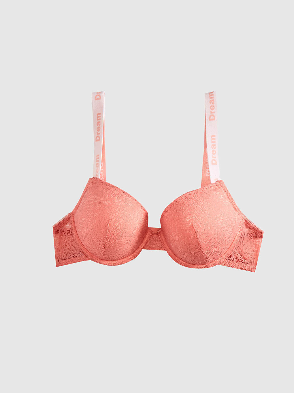 Pembe Dantelli T-shirt Sütyen