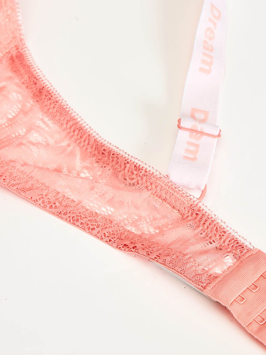 Pembe Dantelli T-shirt Sütyen-2