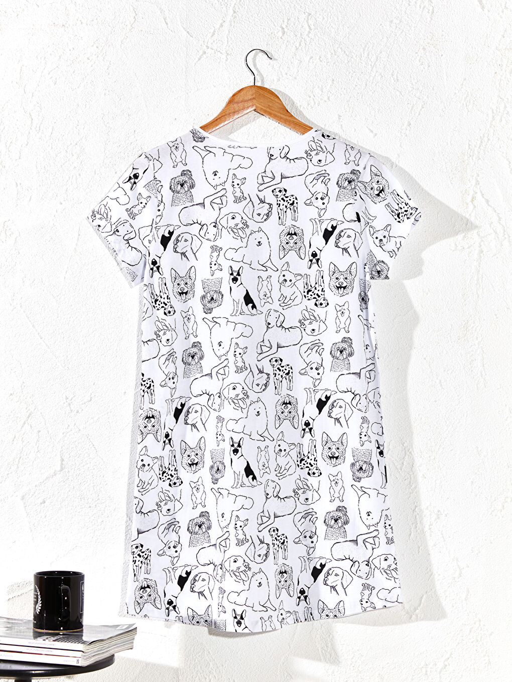 Woman WHITE Nightdress-1