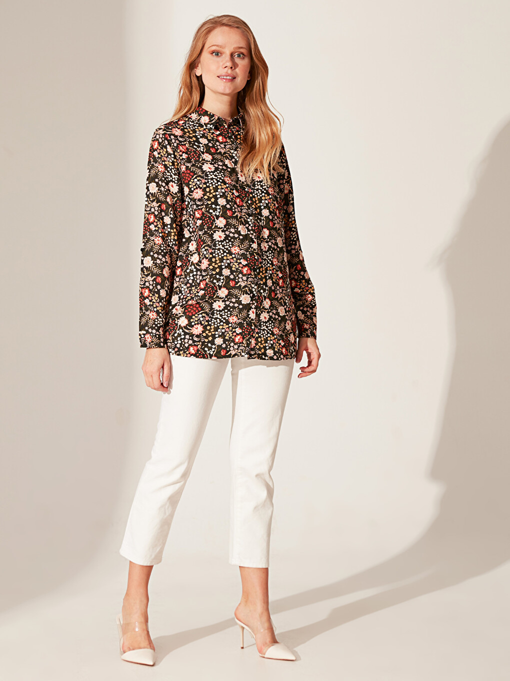 Standard Fit Long Sleeve Women's Shirt-1