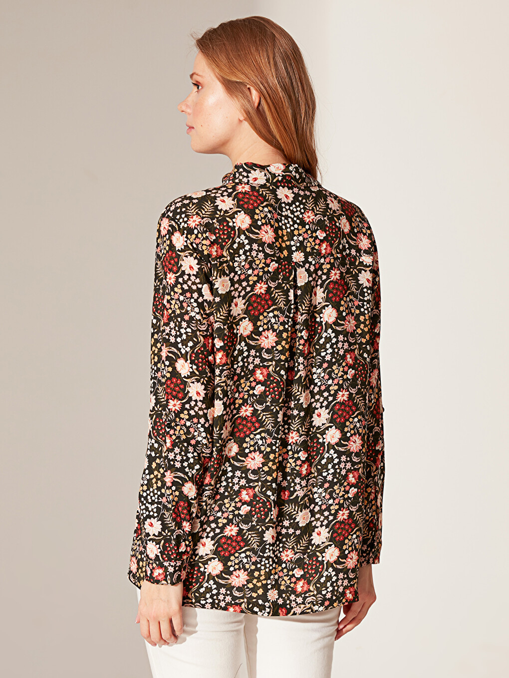 Standard Fit Long Sleeve Women's Shirt-3