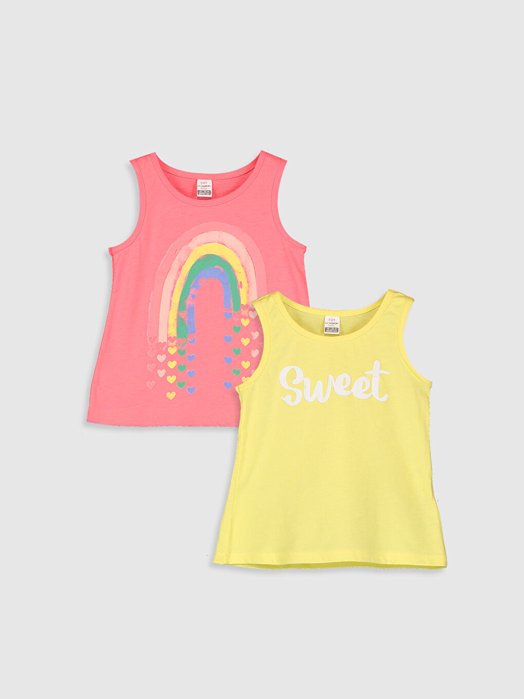 2-pack Baby Girl's Printed Tank Top