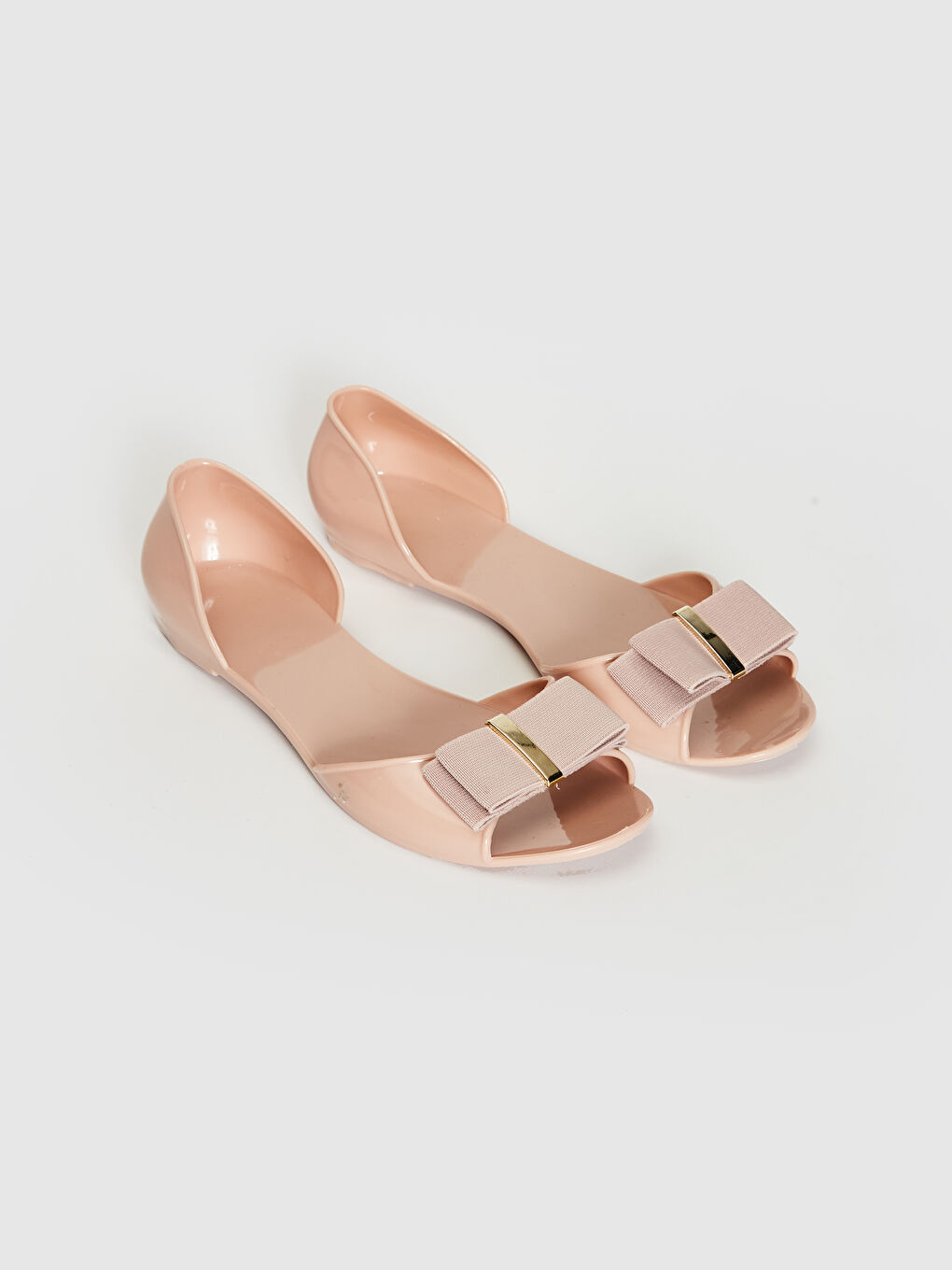 Bej Kadın Fiyonk Detaylı Terlik