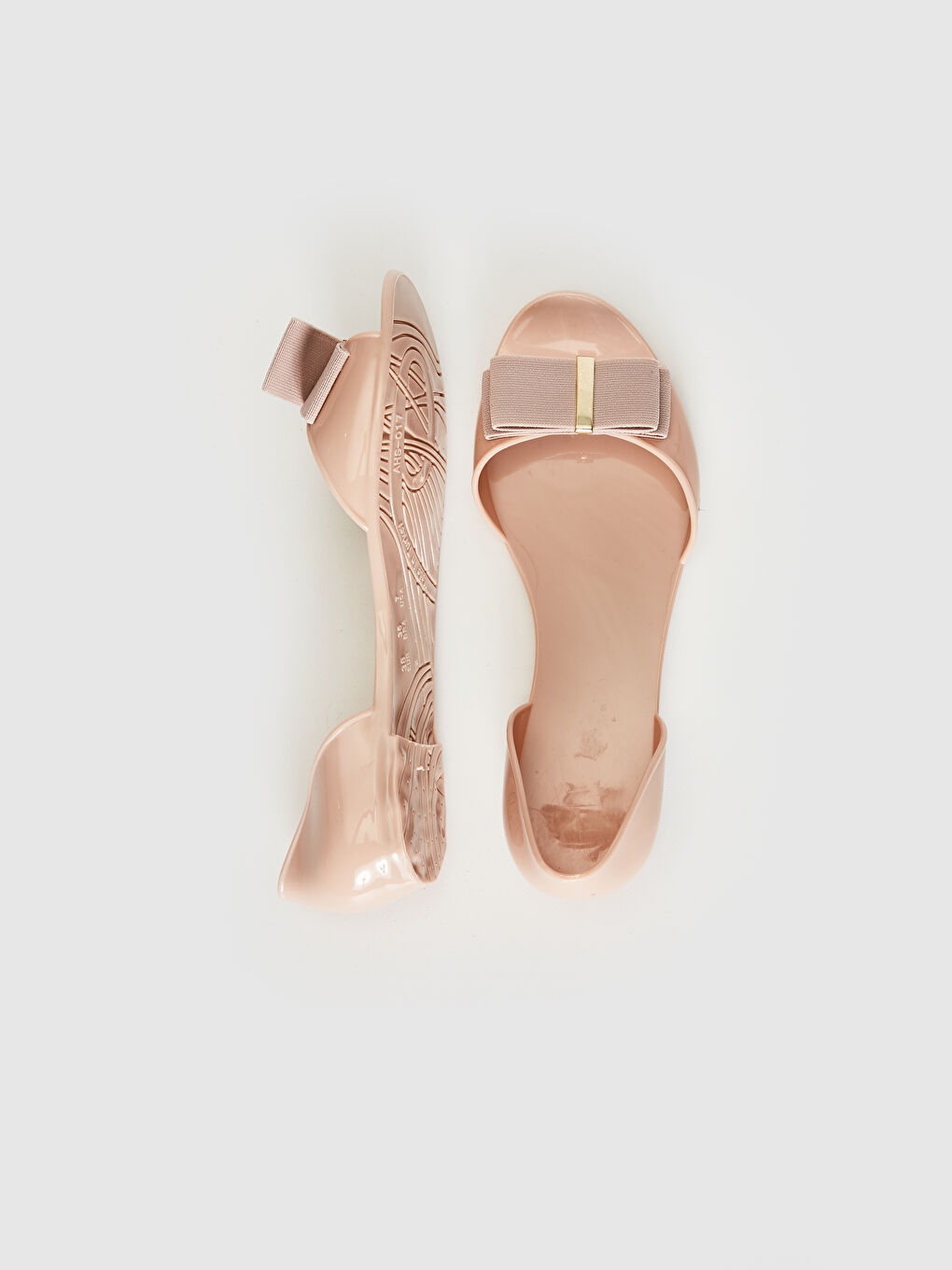 Bej Kadın Fiyonk Detaylı Terlik-2