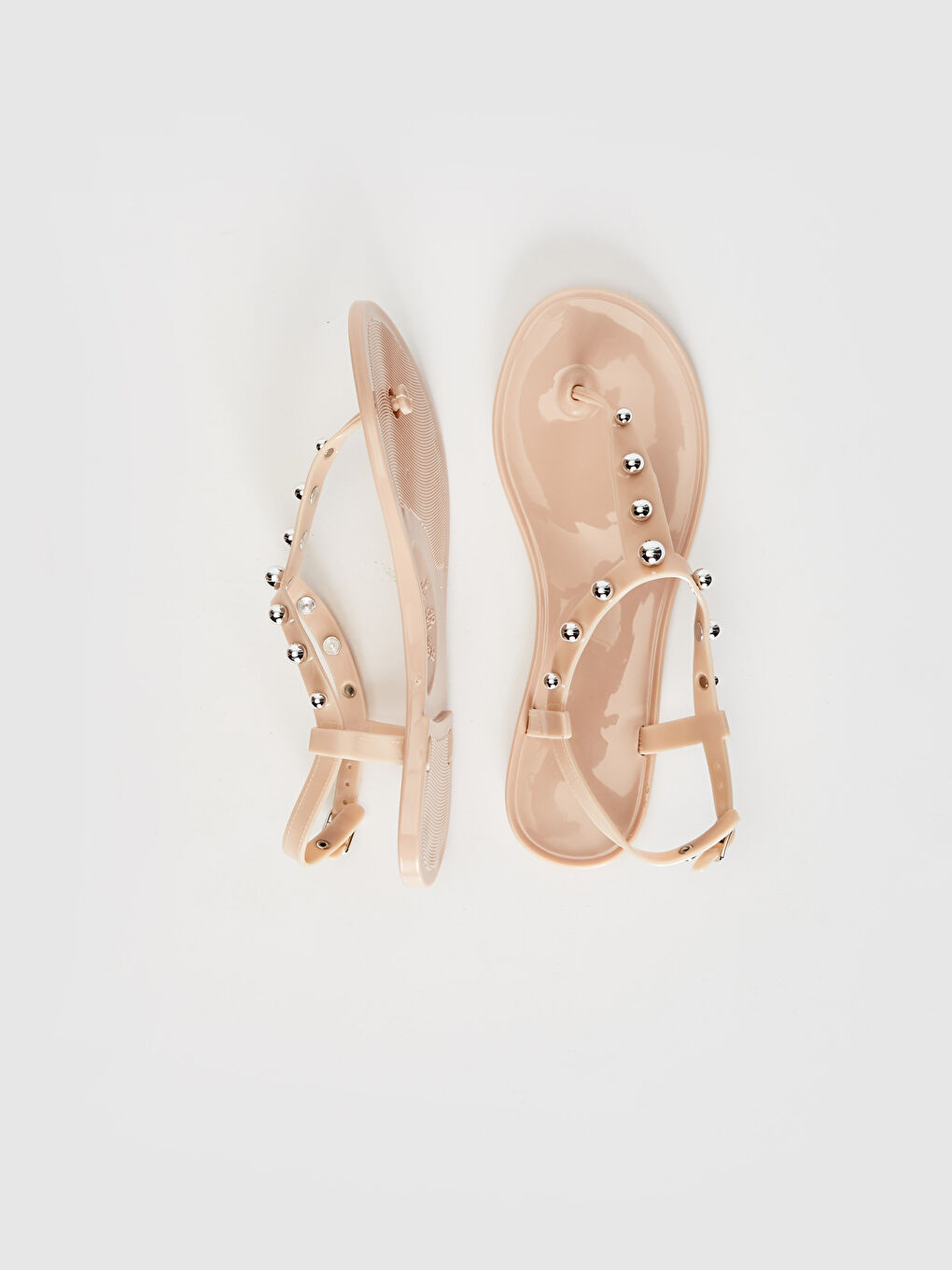 Sandales Détail Perles pour Femme-1