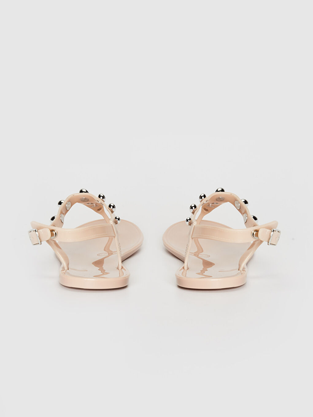 Sandales Détail Perles pour Femme-3