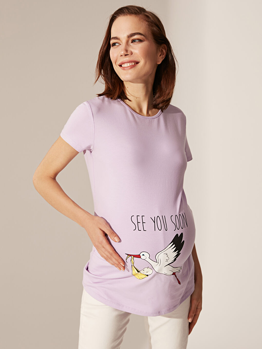 Woman LILAC T-Shirt-1