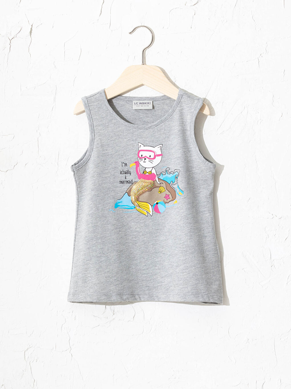 Girl's Printed Cotton Tank Top