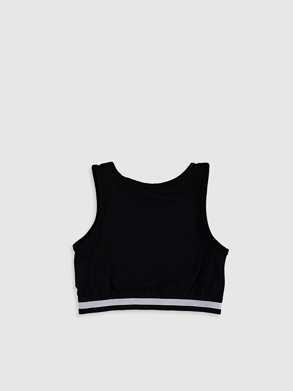 قميص داخلي بناتي قطن مطرز بدون أكمام-1