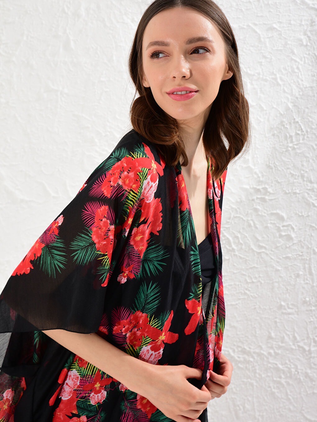 LCW DREAM Pompon Voal Ženski Kaftan -0SE634Z8-LTQ