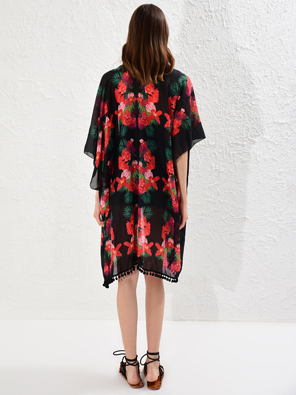 LCW DREAM Pompon Voal Ženski Kaftan -0SE634Z8-LTQ