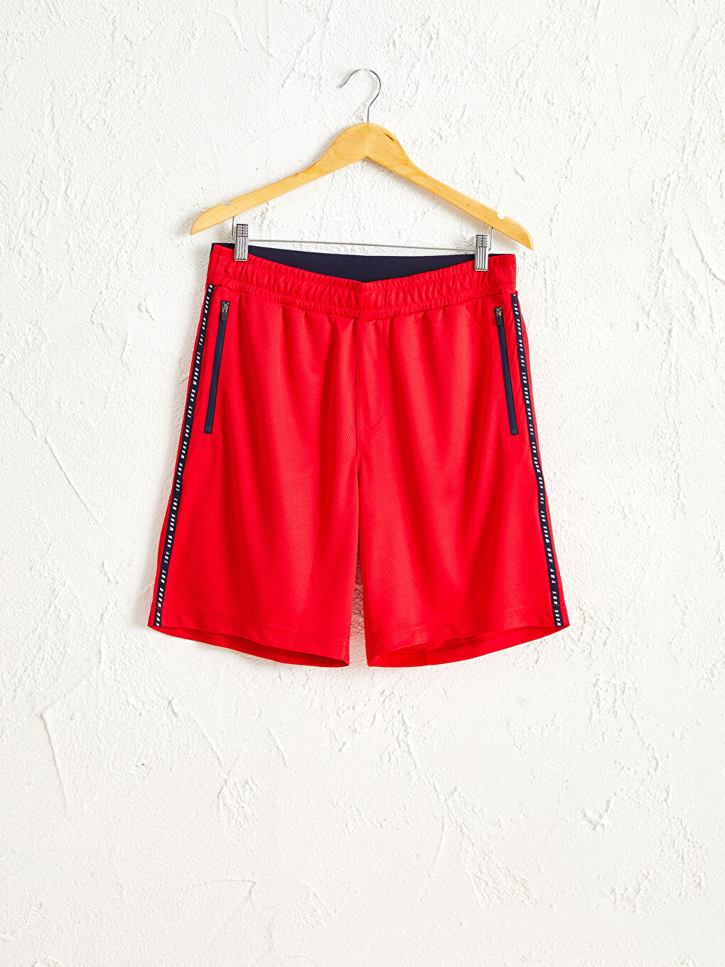 Kırmızı Standart Kalıp Aktif Spor Şort