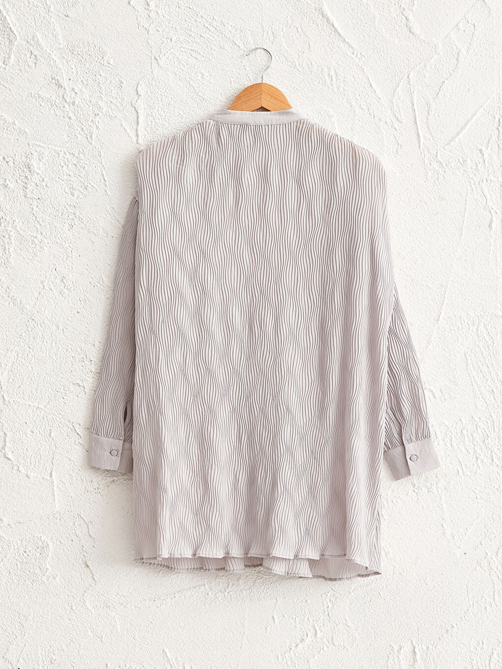 Loose Fit Tunic made of Textured Fabric-1