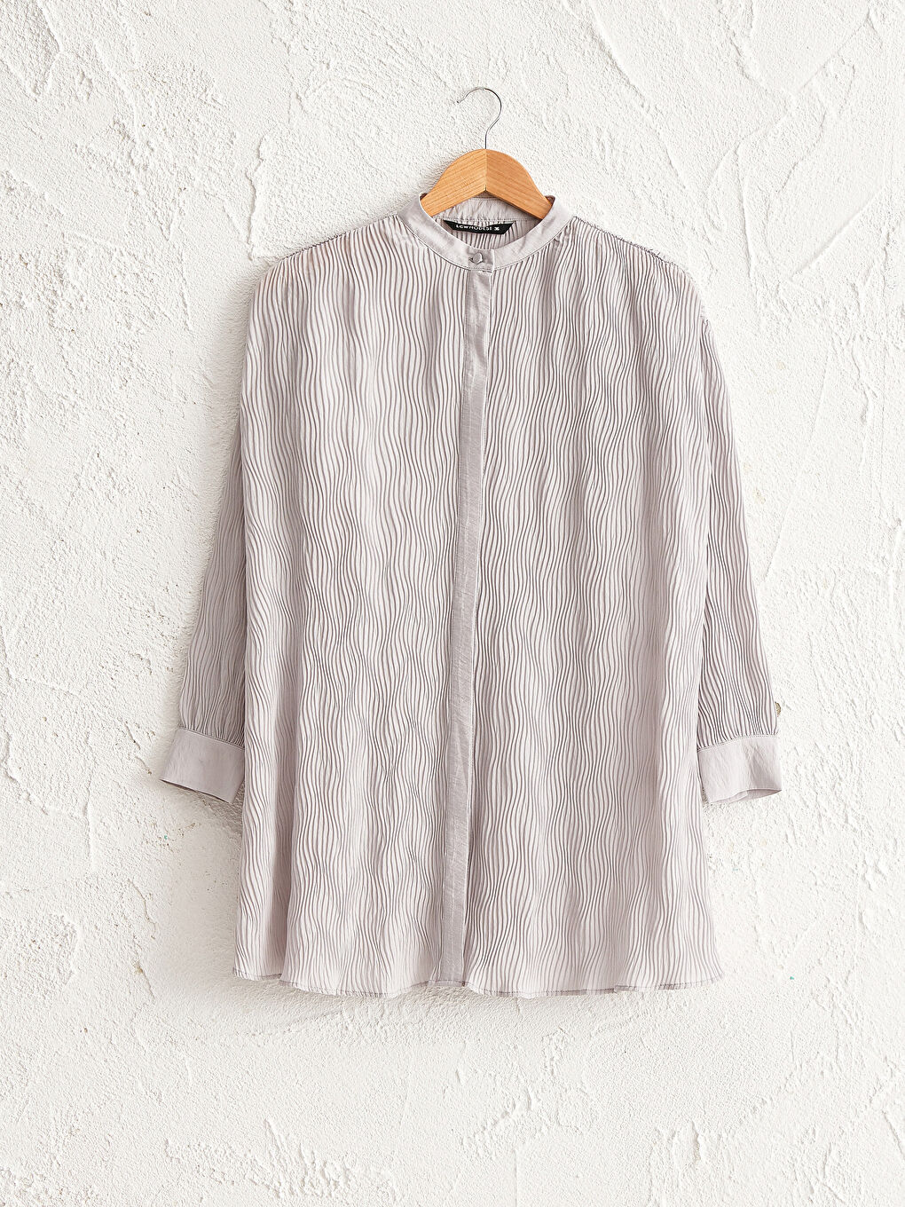 Loose Fit Tunic made of Textured Fabric