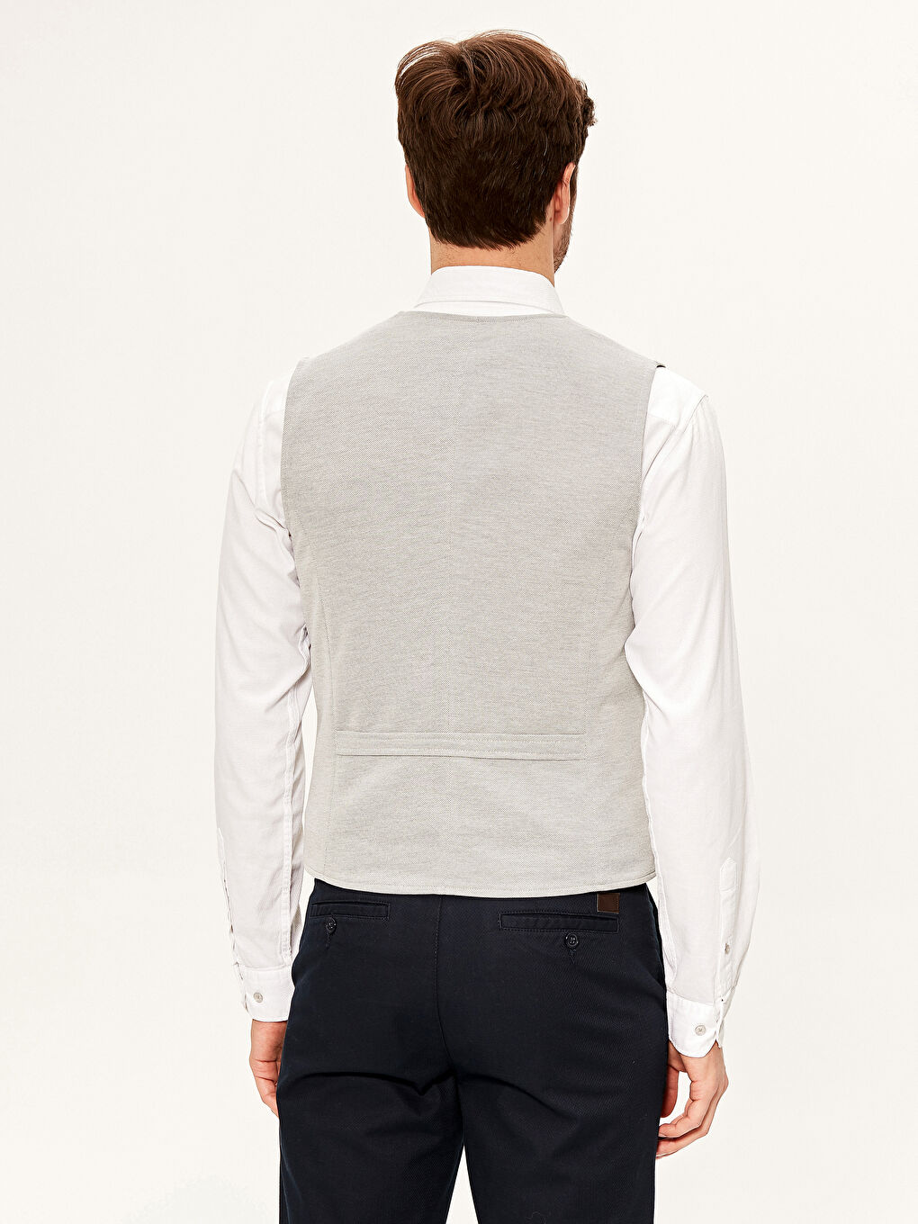Gri Erkek Yelek-3