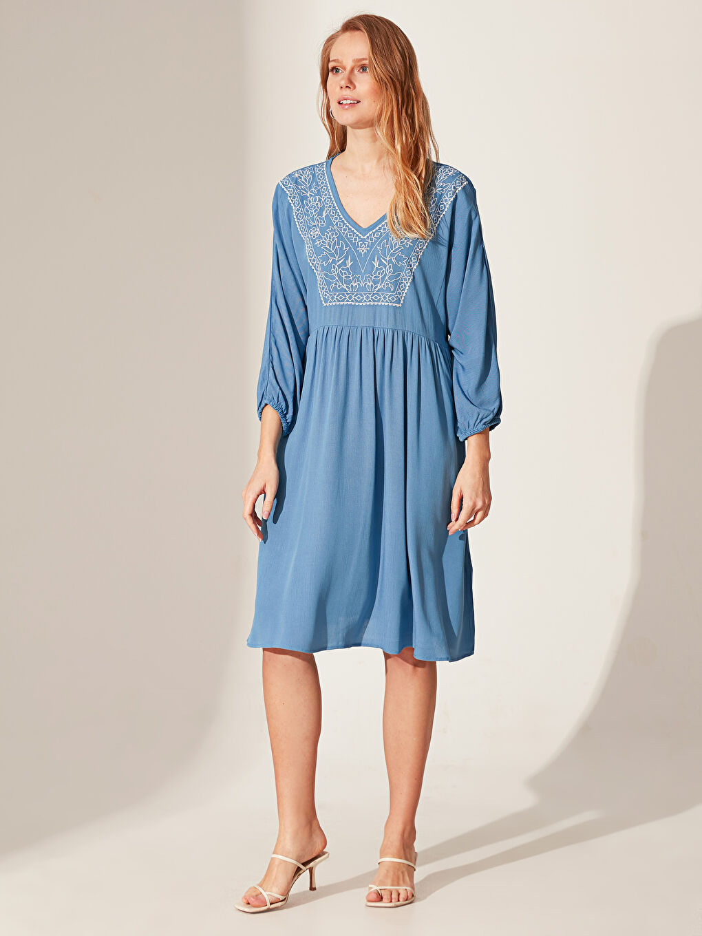 Processing Advanced Women's Long Sleeve Viscose Dress