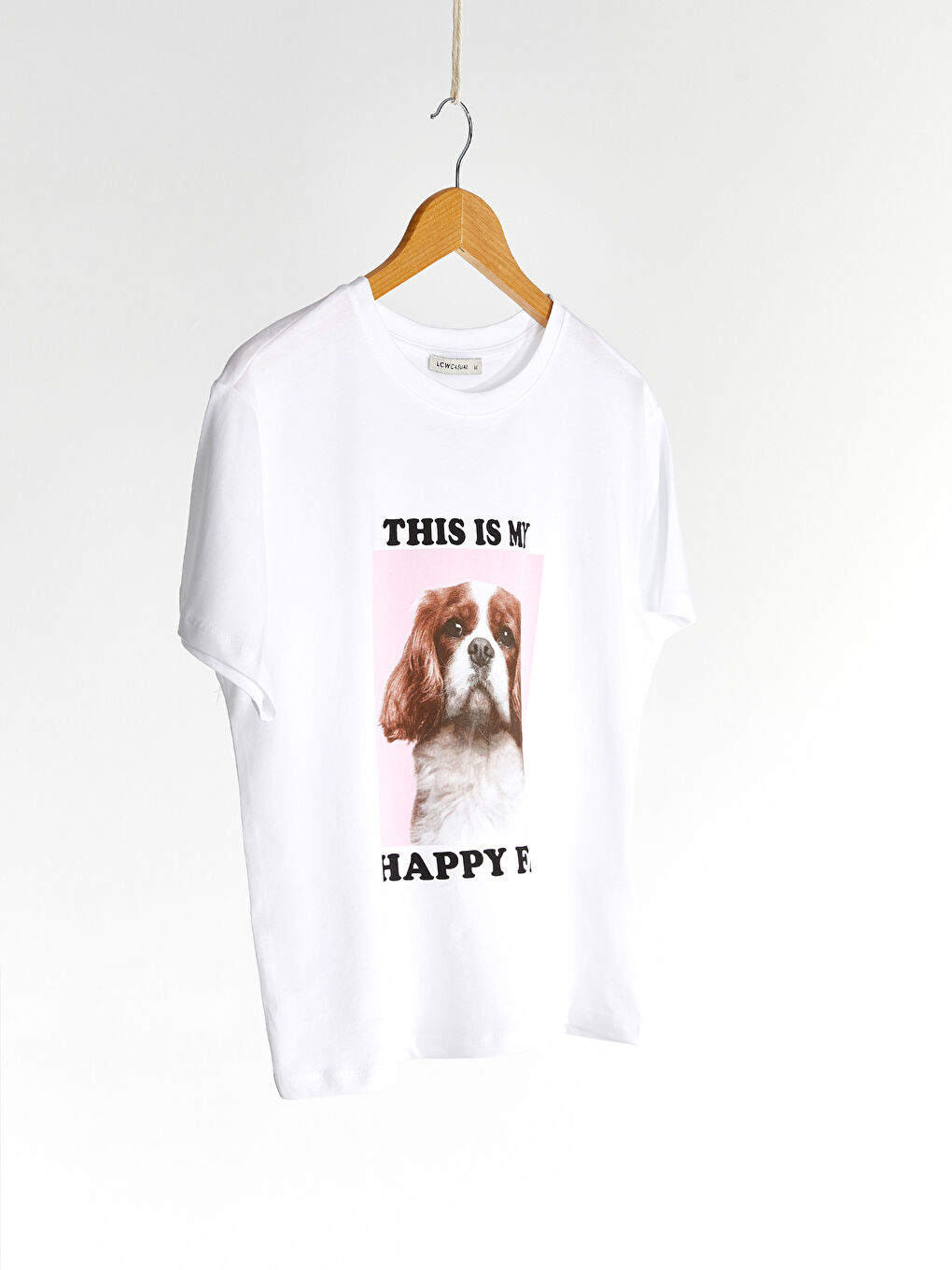 Футболка з U-подібним вирізом, з принтом, короткий рукав для жінок-2