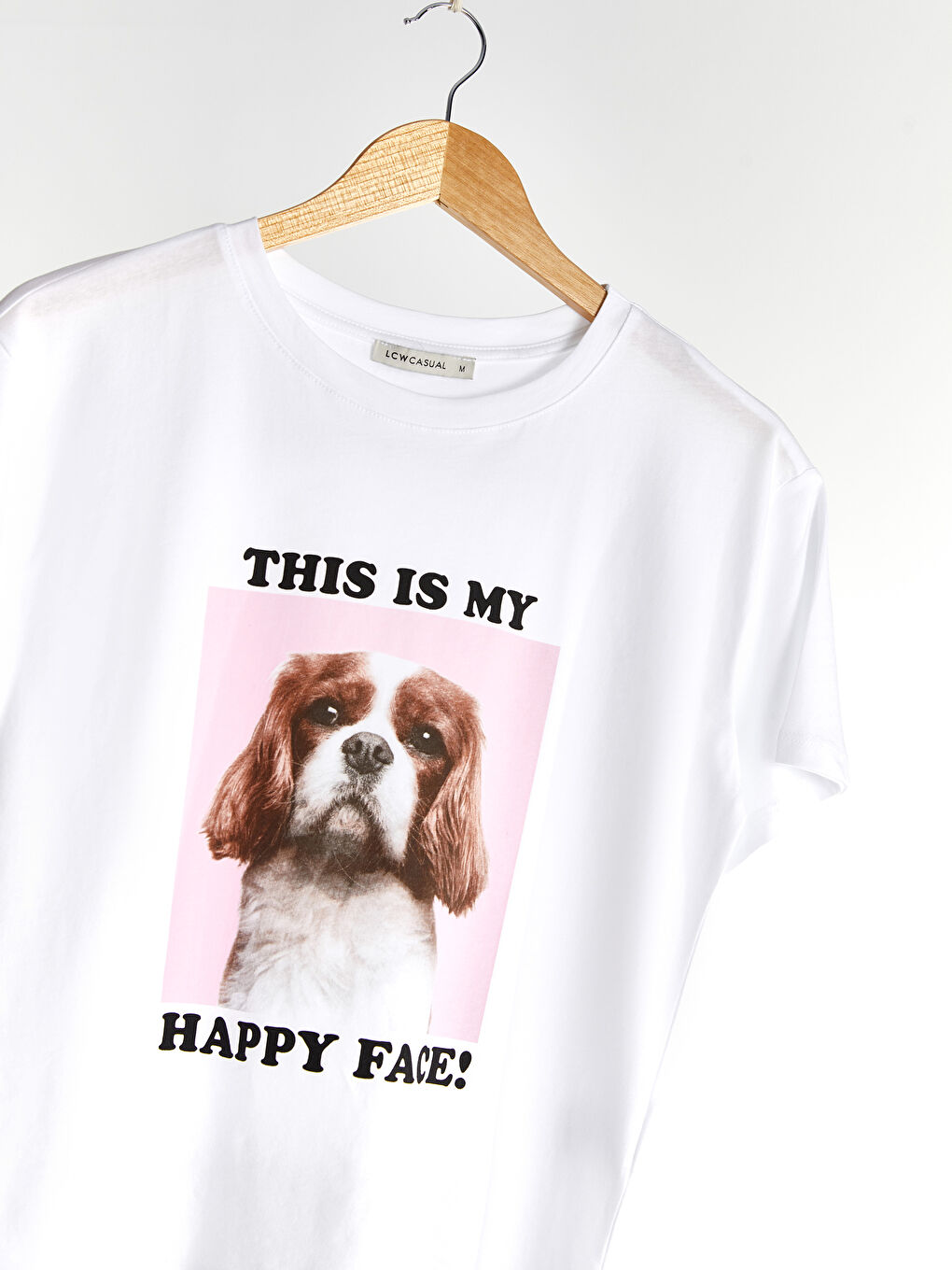 Футболка з U-подібним вирізом, з принтом, короткий рукав для жінок-3