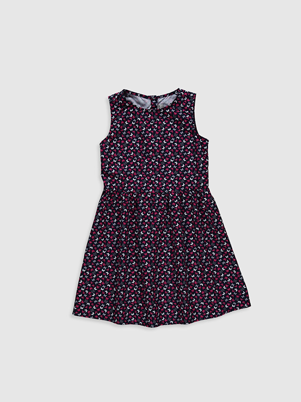 Girl's Figured Cotton Dress