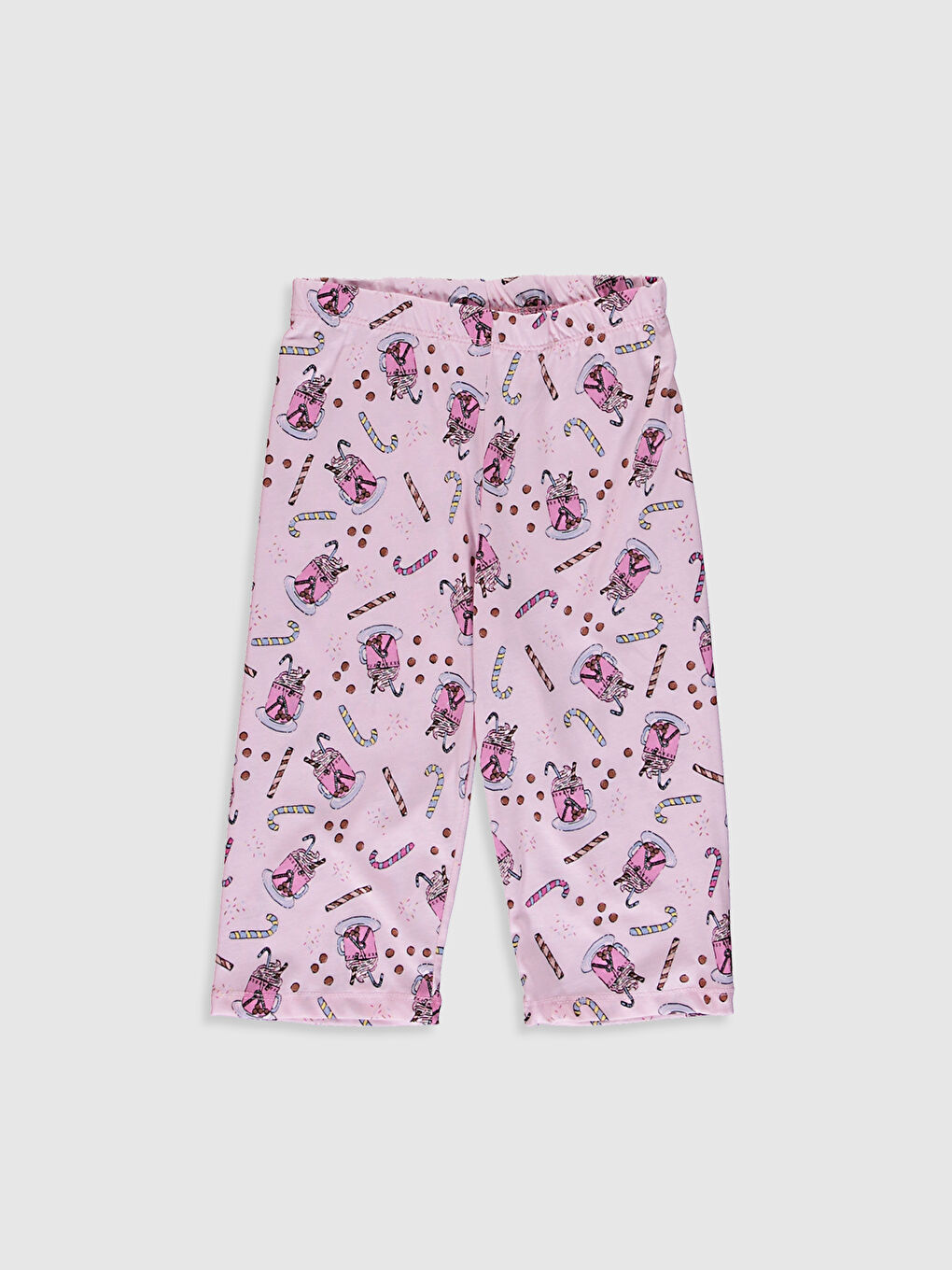 Girl's Printed Cotton Pyjamas Set-4